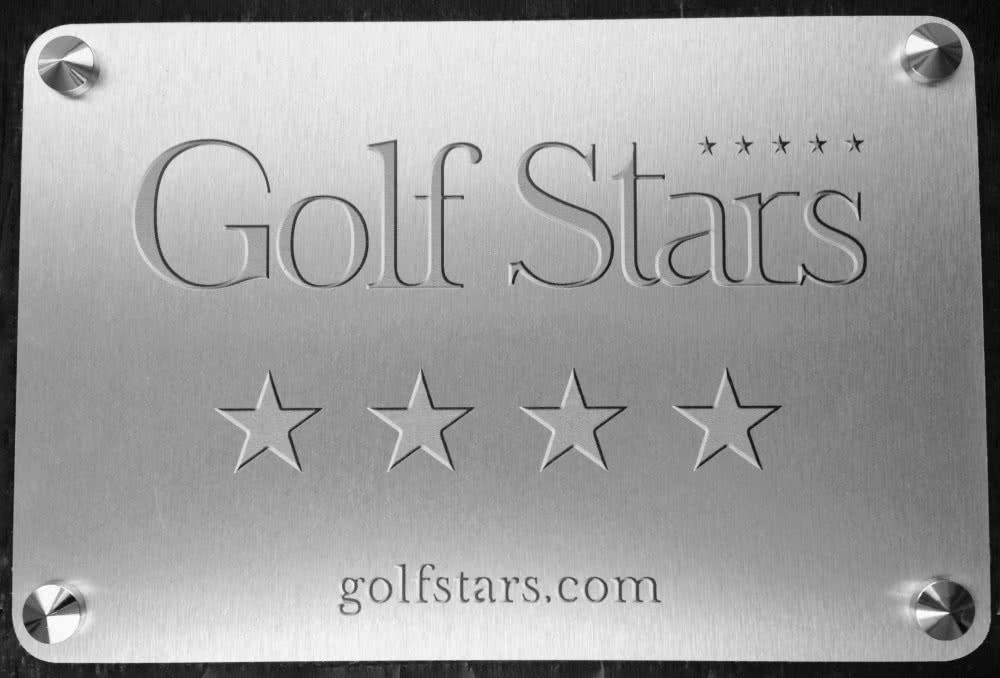 Golf Stars plaques