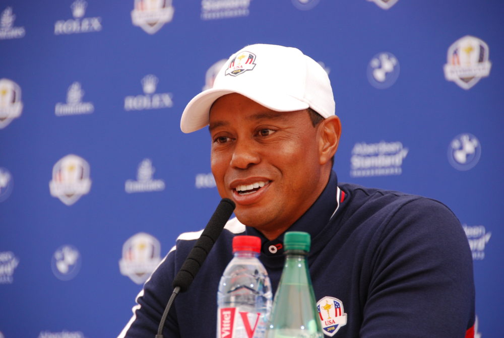 Tiger Woods lors de la Ryder Cup 2018