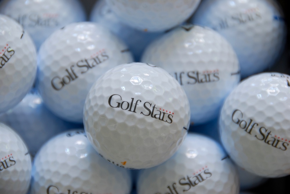 Balles de golf avec le logo Golf Stars