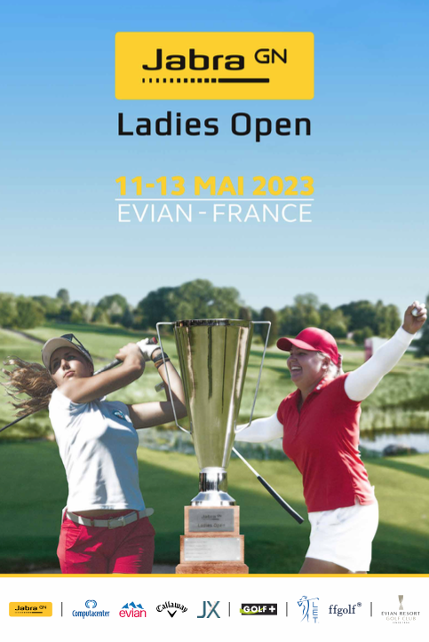 l'affiche duJabra Ladies Open de Golf 2023 à Évian Resort*****