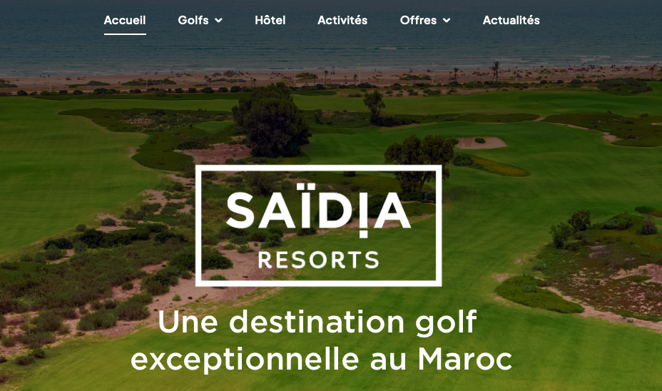 Saïdia Resorts, le golf au Maroc en 2023