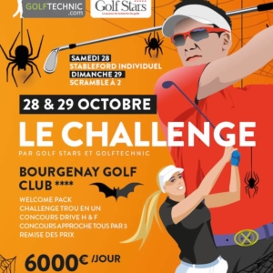 1er Challenge Weekend Golf les 27, 28 et 29 octobre 2023