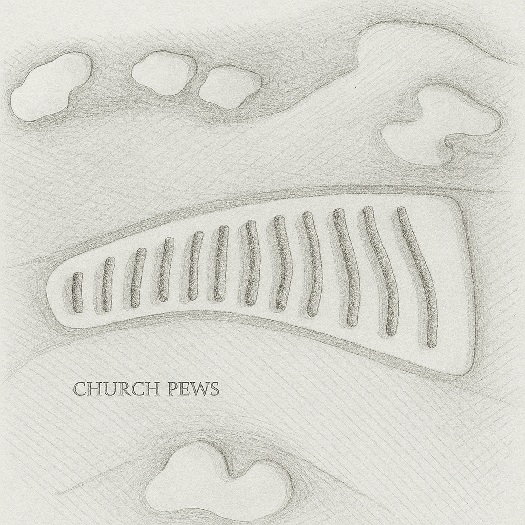 Oakmont-golf-hole-3-church-pew-bunker