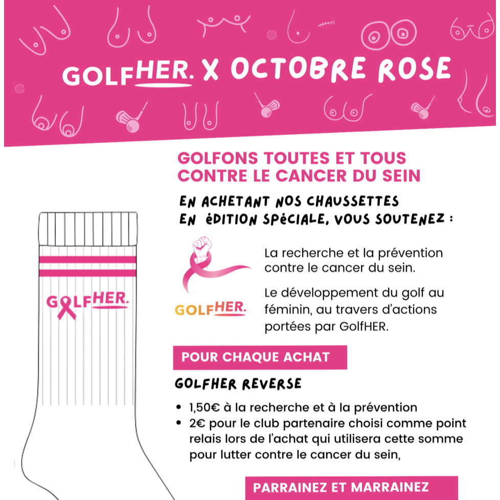 GOLFHER x Octobre Rose