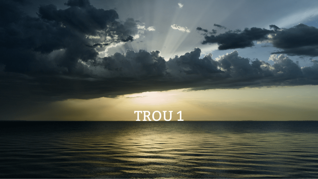 Trou 1 Oléron vue mer